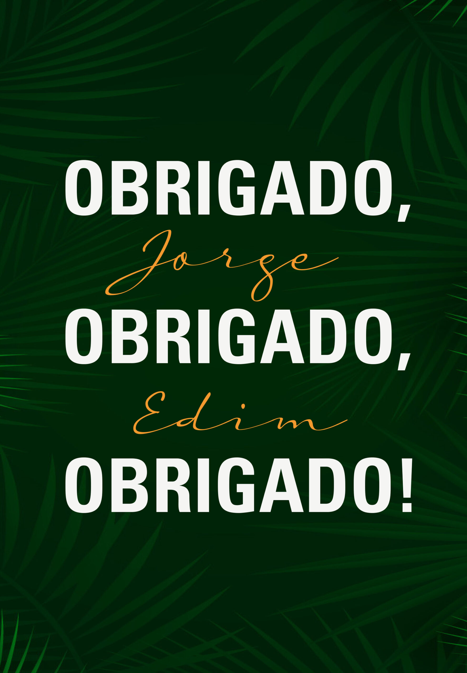 Obrigado!